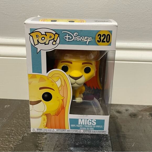 Funko Pop! Disney Migs Yellow Orange Figure Wild Cat wings from Elena of Avalor - Picture 1 of 6